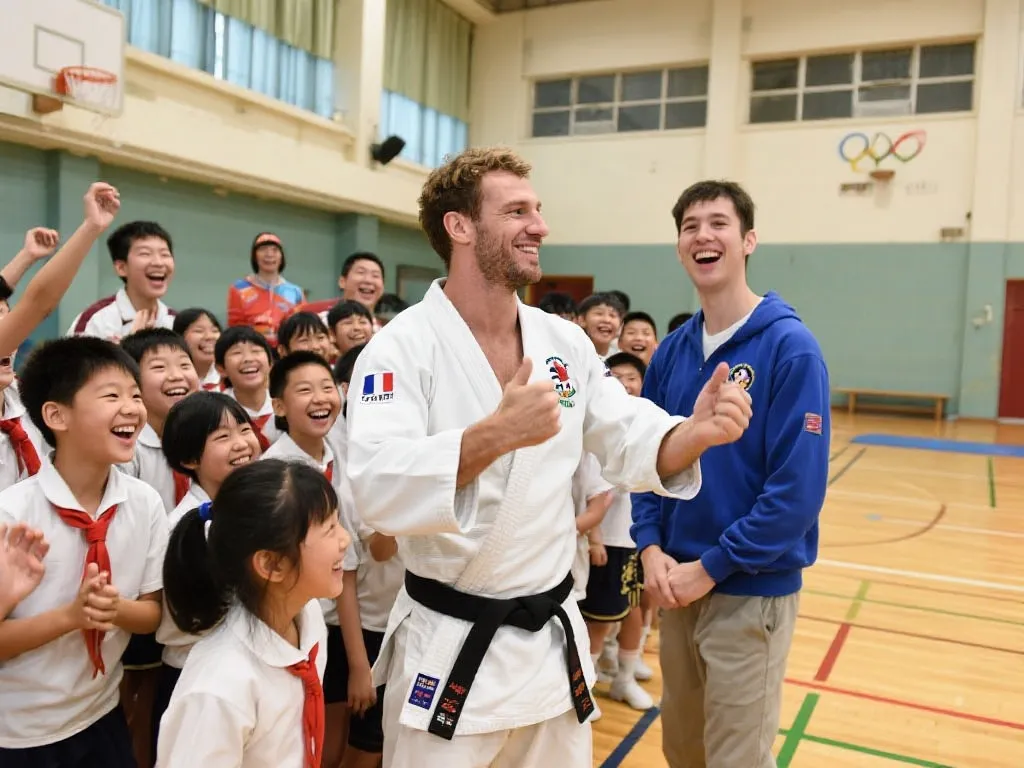 当奥运金牌遇见香港校园：柔道的力量与梦想的碰撞